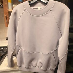 lululemon athletica Light Gray Sweatshirt